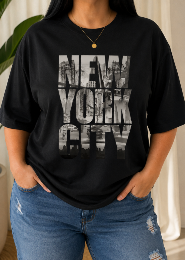 Producto - Remeron Oversize Negro T4 (New York City)