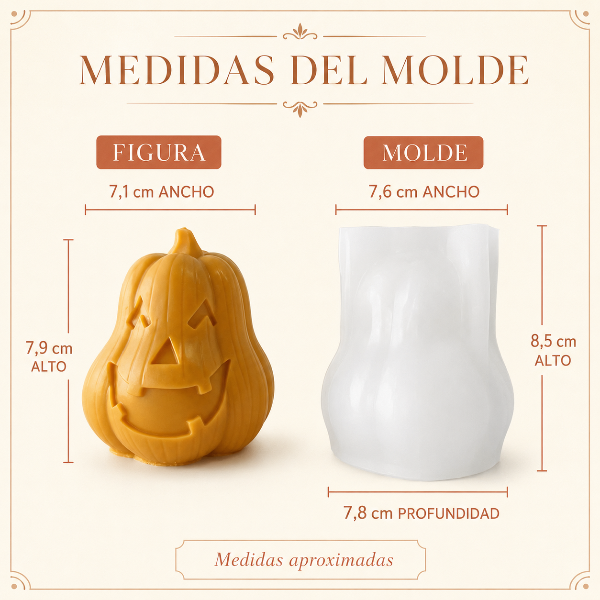 Producto - Molde Halloween Calabaza L013