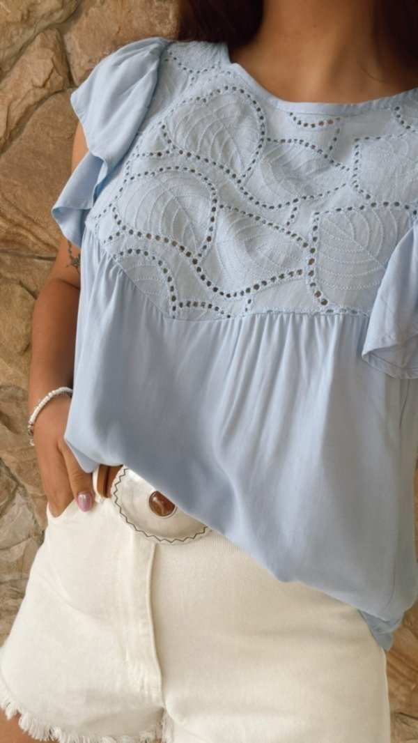 Producto - BLUSA LILIAN (CELESTE)