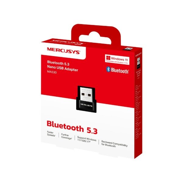 Producto - Adaptador Receptor Bluetooth 5.4 Mercusys Ma530 Usb Nano