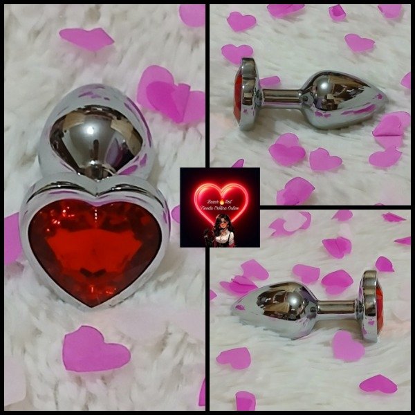 Producto - Plug Anal de Acero Corazón Pequeño