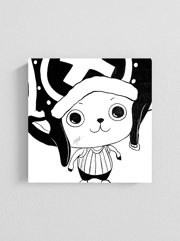 Producto - Cuadro Chopper  - One piece -  (17x17cm)