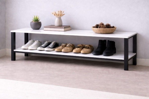 Producto - Zapatero estilo Nordico 2 estantes