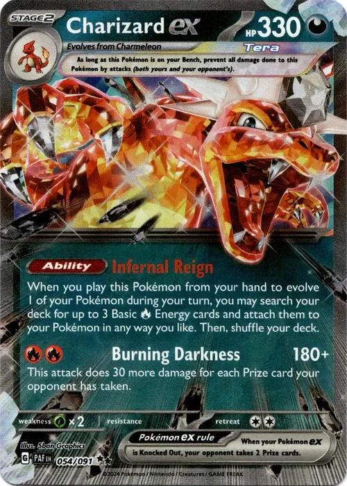 Producto - Charizard ex - 054/091 - Paldean Fates - Holo