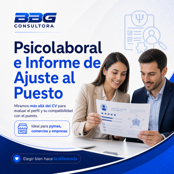 Producto - Psicolaboral e Informe de Ajuste al Puesto
