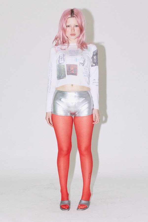 Producto - metallic intuition mini short