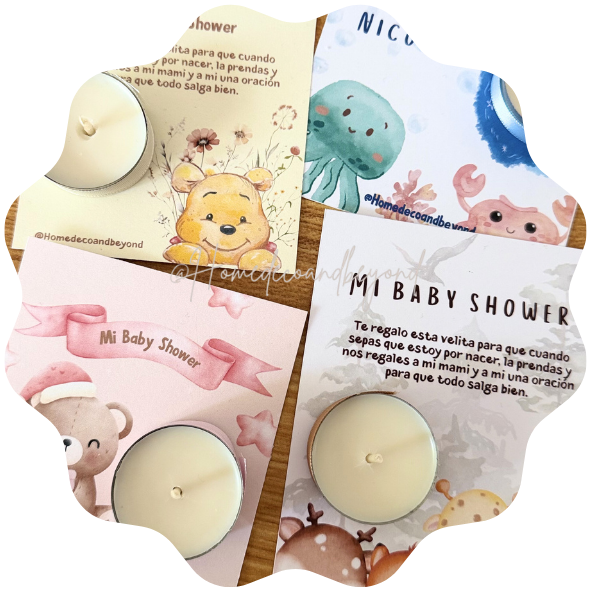 Producto - Tarjetones con vela