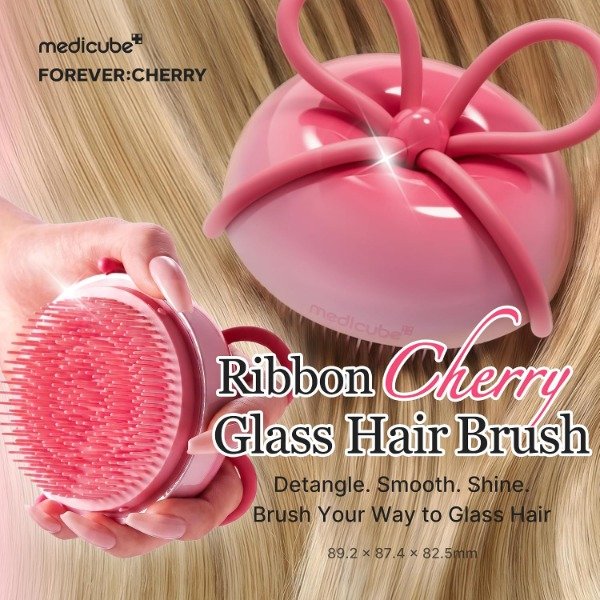 Producto - medicube Forever Cherry Hair Brush Rosa - 9