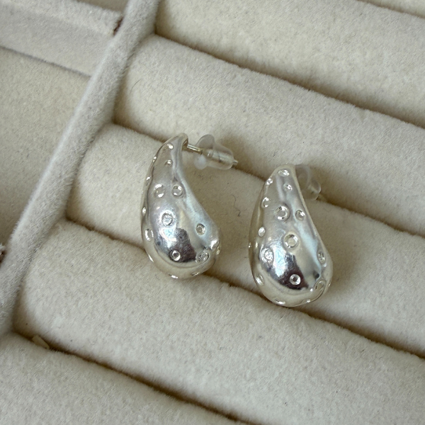 Producto - Aros Gota Doréa Silver