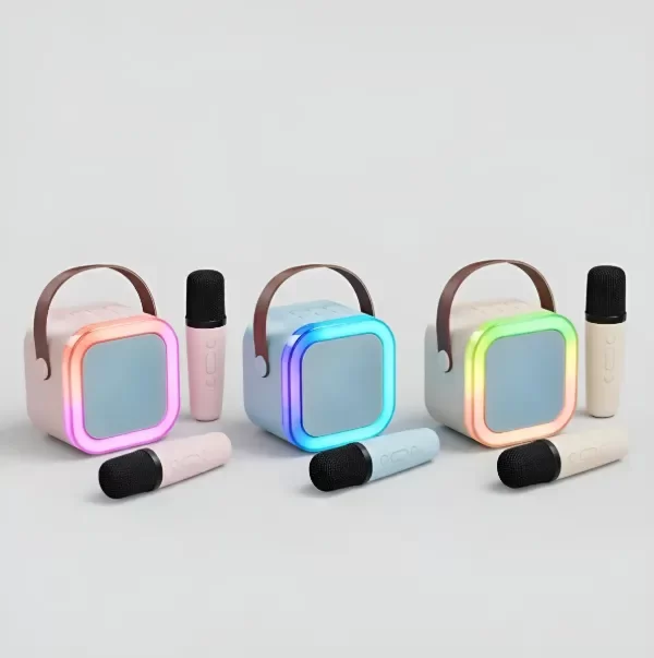 Producto - PARLANTES KARAOKE CON 2 MICROFONOS