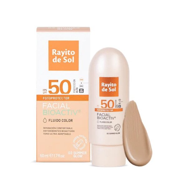Producto - Fotoprotector Facial Fluido Color Summer Glow (tono 2) 50 g