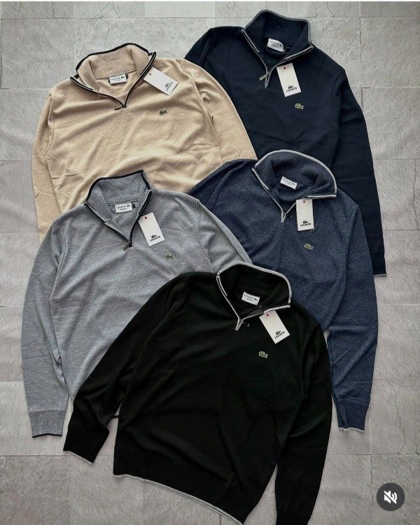 Producto - Sweater medio cierre Lacoste