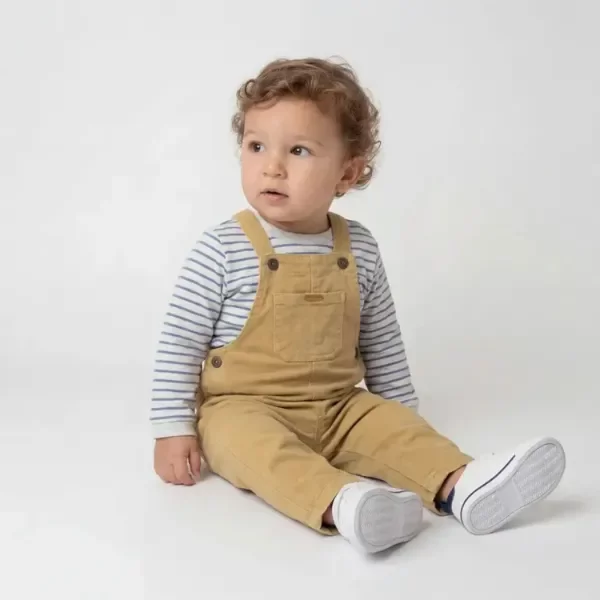 Producto - Set jardinero y remera Yamp beige - 0