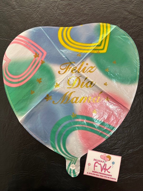 Producto - Globo día de la madre corazón modelo 6 feliz día mamá