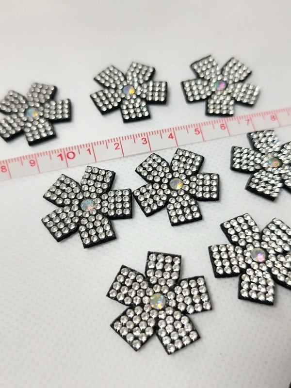 Producto - Aplique flor constrass 3.5 cm - 2