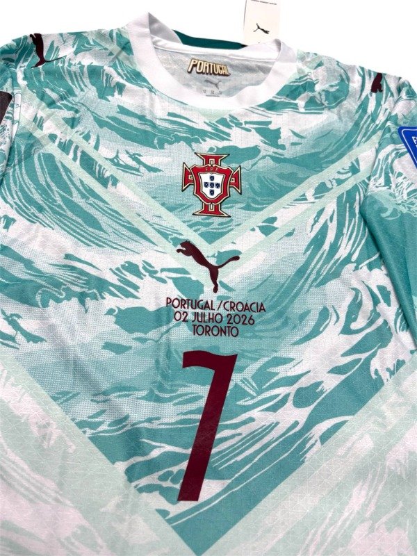 Producto - Portugal visitante 2026 Version Jugador Manga larga - 7 Ronaldo vs Croacia - 3