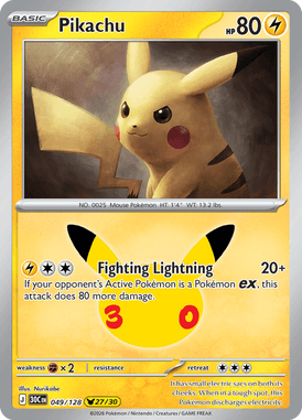 Producto - Pikachu 049/128 (30th Celebration)