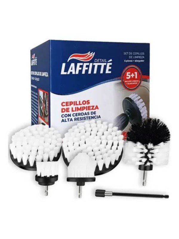 Producto - KIT 5 CEPILLOS PARA TALADRO + ALARGADOR LIMPIEZA DE TAPIZADOS - 0