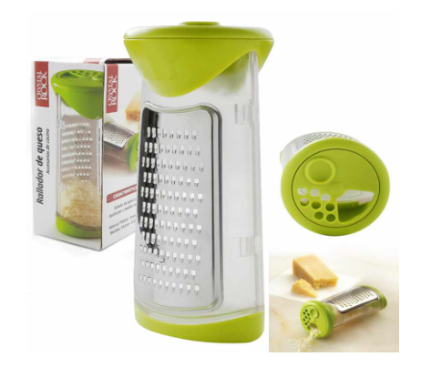 Producto - RALLADOR QUESO CON BASE Y VERTEDOR