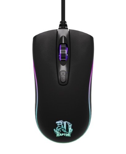Producto - Mouse Gamer Raptor Storm Grip 4 botones 3600dpi 7 colores