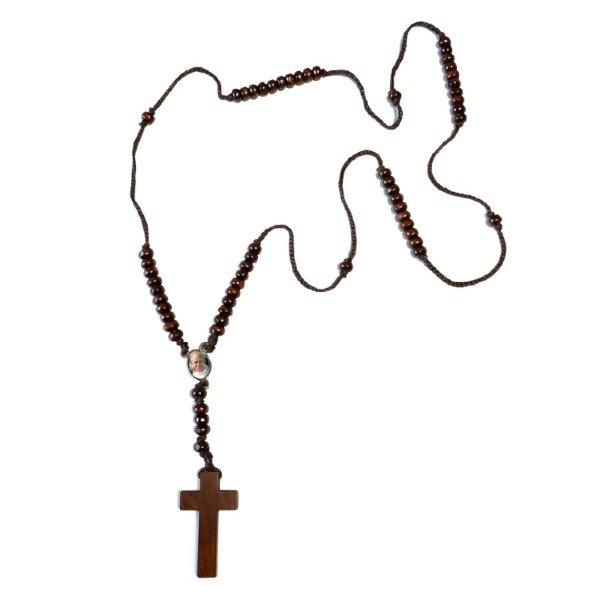 Producto - Rosario Papa León XIV - Madera - 0