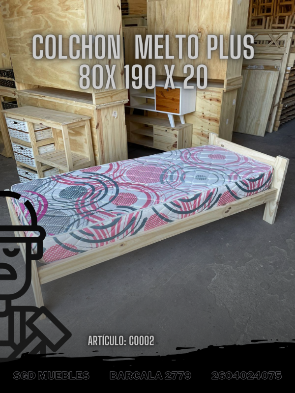 Producto - COLCHON ESPUMA MELTO PLUS 80X20