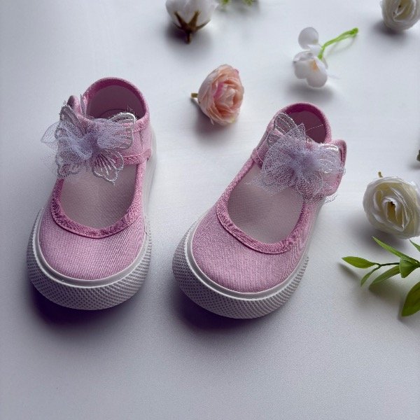Producto - Guilles Rosa con mariposa 19 al 22 - 0
