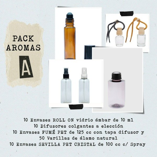 Producto - PACK DE 40 ENVASES. COMBO AROMAS. IDEAL EMPRENDEDORES