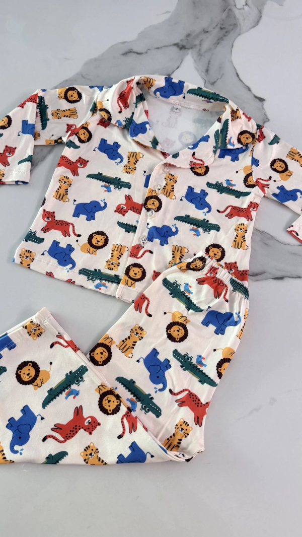 Producto - Pijama camisero niños animales