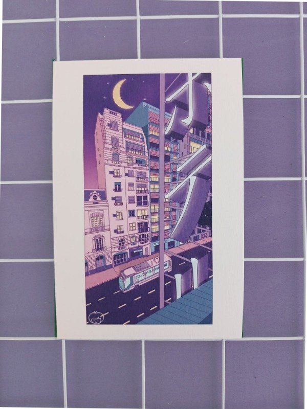 Producto - Lámina City Pop - Avenida Callao (A5)