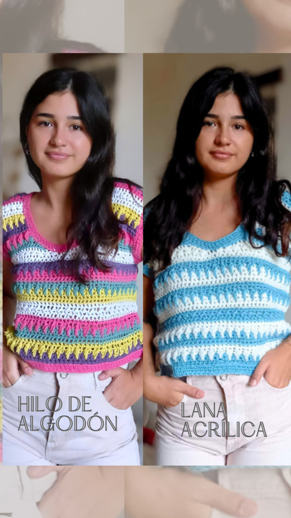 Producto - Tutorial SAN REMO (Chaleco/Remera)
