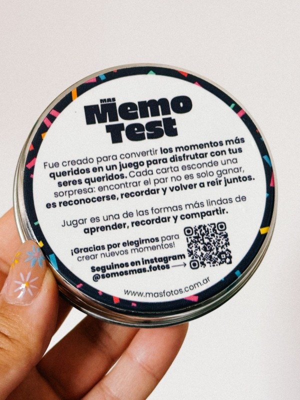 Producto - Memo Test - Personalizado - 1
