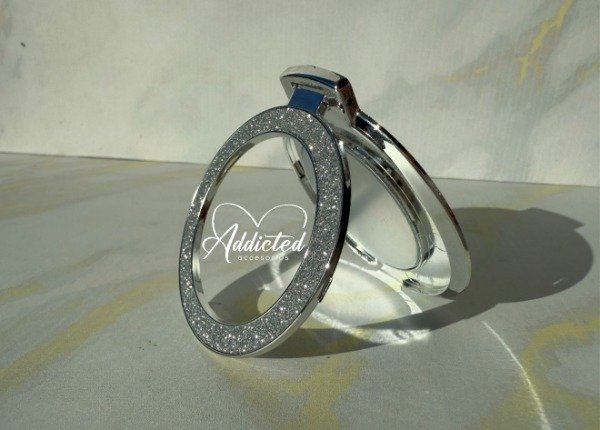 Producto - Soporte universal con glitter mas espejo plateado