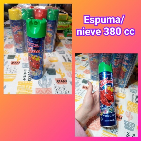 Producto - Espuma/ nieve