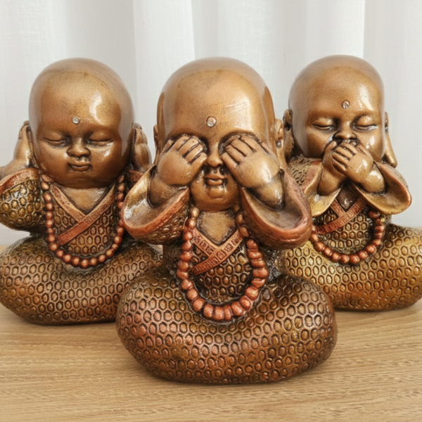 Producto - Set Budas sabios dorados