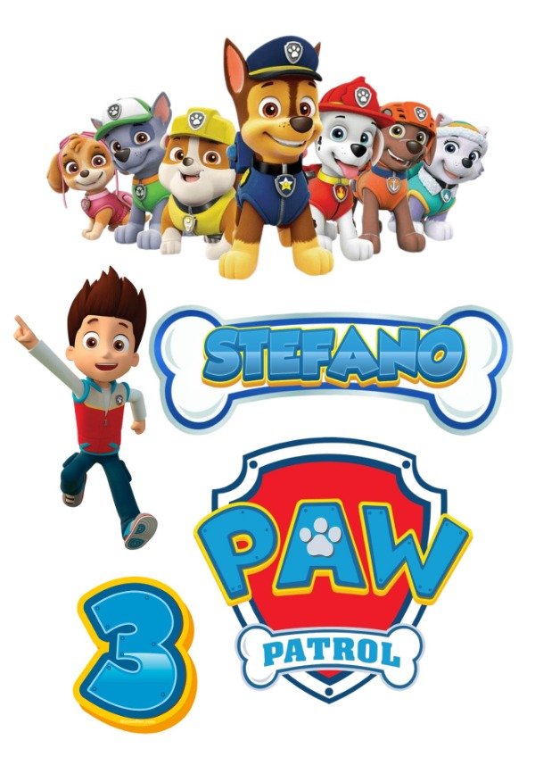 Producto - Paw Patrol - Patrulla de cachorros - Toppers