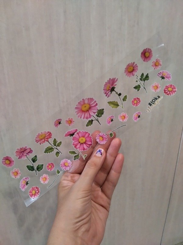 Producto - UV Tiras 8x28cm Margaritas #6