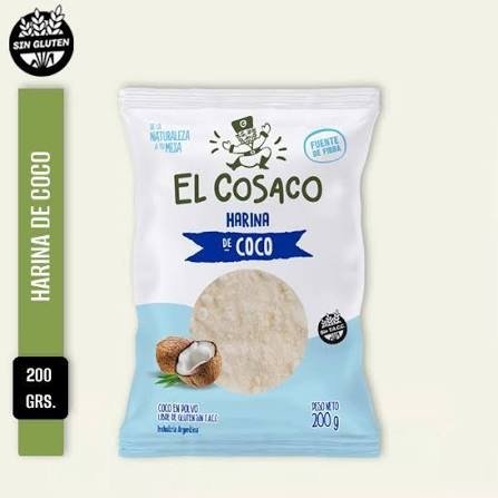 Producto - HARINA DE COCO EL COSACO X 200 G SIN TACC