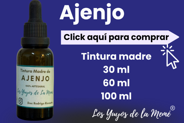 Producto - Tintura Madre de Ajenjo. Desparasitación. Los Yuyos de la Memé - 0
