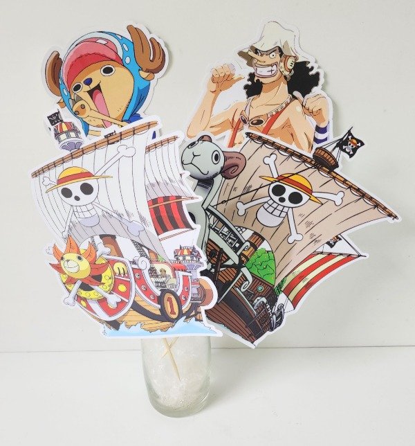 Producto - One Piece Cake Toppers Grandes - Adorno Para Tortas - 1