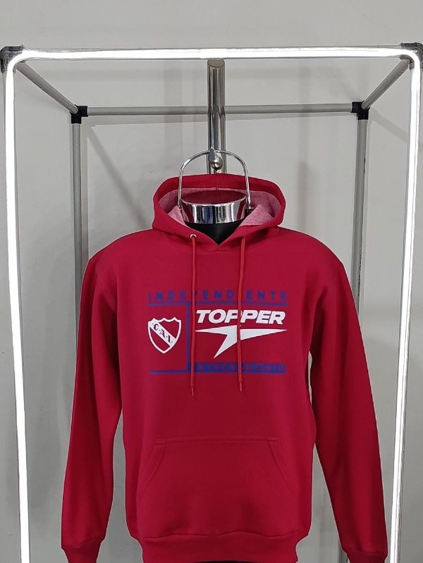 Producto - Buzo Canguro Independiente Rojo Entrenamiento