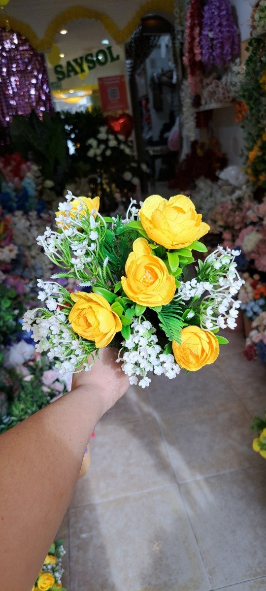 Producto - RAMO DE PEONIAS CHICAS CON FOLLAJE - 2