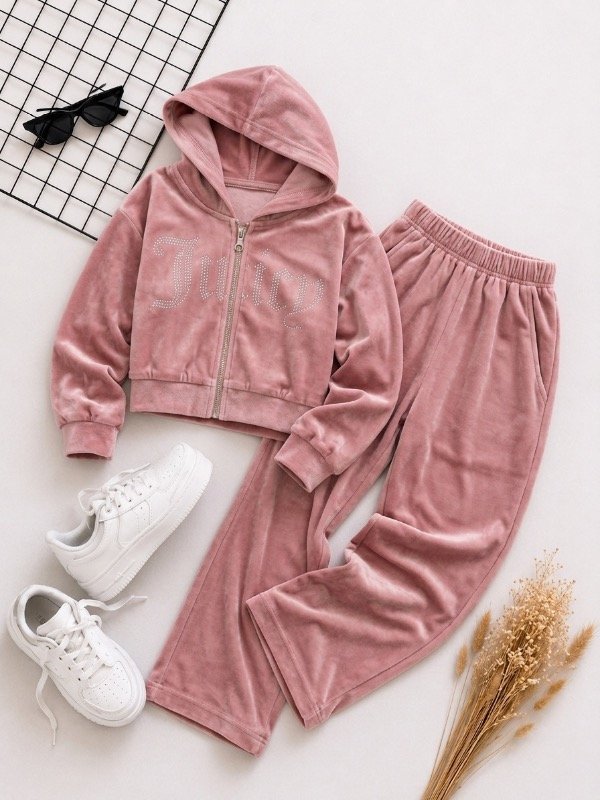 Producto - CONJUNTO JUICY ROSA (CAMPERA + PALAZO)