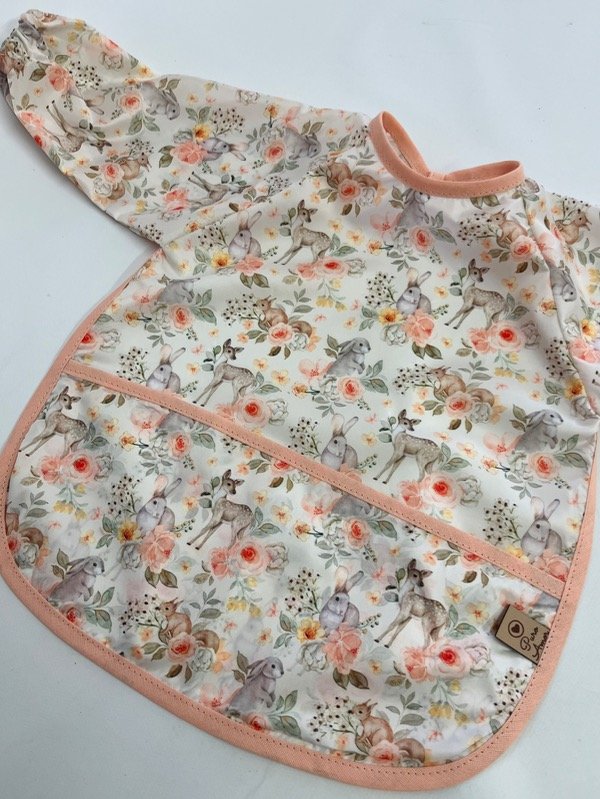 Producto - Delantal bosque salmon