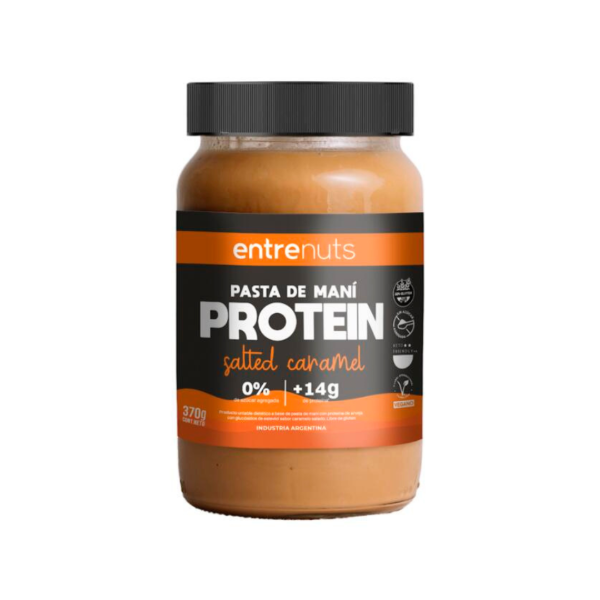Producto - PASTA DE MANI PROTEIN 370 GRS. - ENTRENUTS