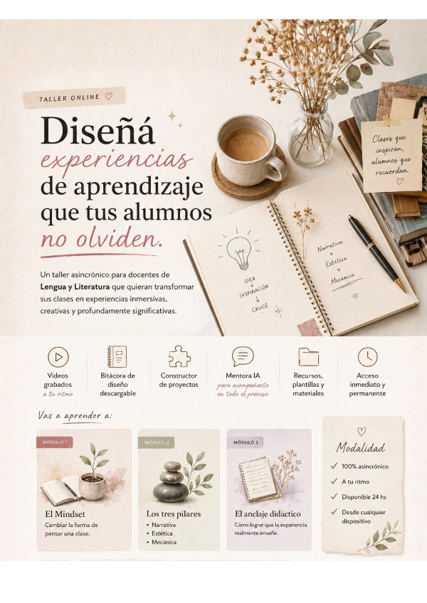 Producto - Taller La trastienda de las experiencias inmersivas
