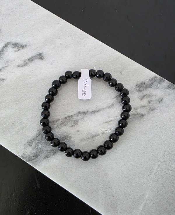 Producto - Pulsera Elastizada Perla Negra