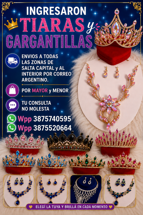 Producto - Ingresaron TIARAS POR MENOR Y MAYOR