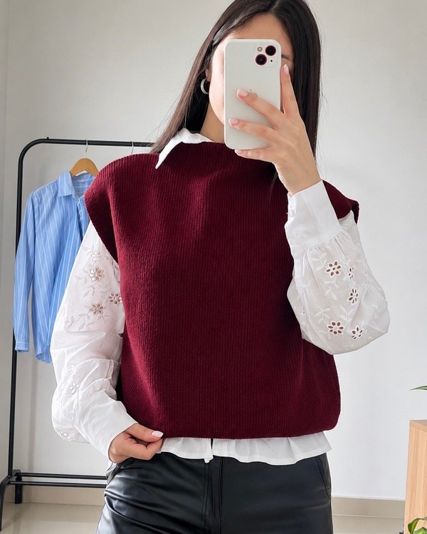 Producto - Chaleco media polera Greta