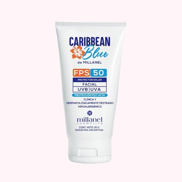 Producto - Protector solar facial en crema Caribbean Blue - FPS 50 50 g